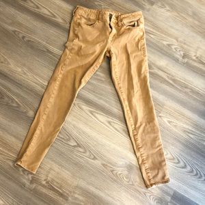 Chestnut Colored Super Stretch AE Jeggings